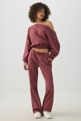 Off Shoulder Sweatshirt