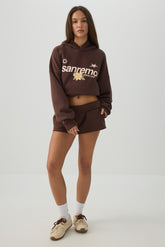 Mini Fleece Knit Low Rise Shorts
