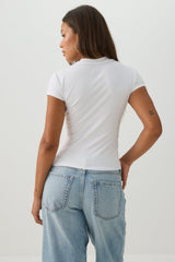 V-Neck Cropped T-Shirt