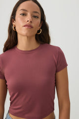Crew Neck Crop Top
