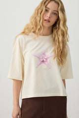 Dropped Shoulder Graphic T Shirt