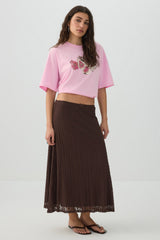 Dropped Shoulder Graphic T Shirt