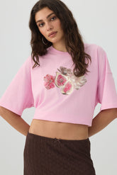 Dropped Shoulder Graphic T Shirt