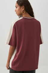 Italy Knit Mesh V Neck Sport Top