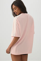 Italy Knit Mesh V Neck Sport Top