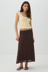 Smocked Crop Top