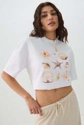 Longline Oversized Graphic T-Shirt