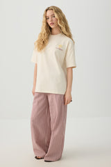 Longline Oversized Graphic T-Shirt