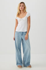 Textured A-Line Knit Top