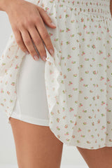 Floral Smocked Mini Romper