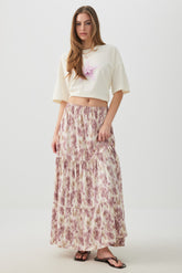 Tiered Maxi Skirt