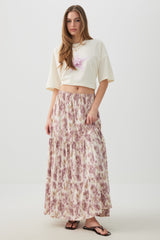 Tiered Maxi Skirt