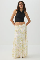 Tiered Maxi Skirt