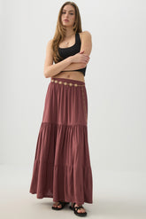 Tiered Maxi Skirt