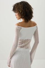 Lace Off Shoulder Top