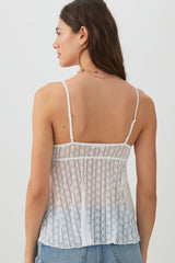 Lace Cropped Tank