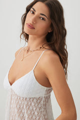 Lace Cropped Tank