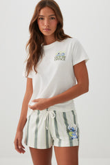 Stitch Print PJ Shorts