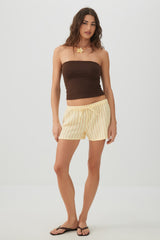 Woven Mid Rise Shorts