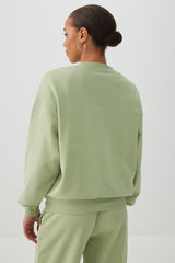 French Terry Crew Neck Sweatshirt
