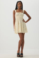 Tiered Smocked Mini Dress