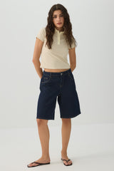 Low Rise Denim Jorts
