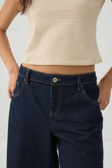 Low Rise Denim Jorts