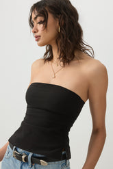 Tube Top with Side Shirring