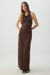 Cowl Neck Maxi Dress