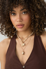 V Neck Halter Peplum Tank