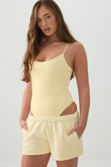 Bodysuit with Adjustable Spaghetti Straps