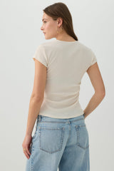 Ribbed Knit Cropped Top