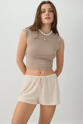 Crochet Knit Shorts