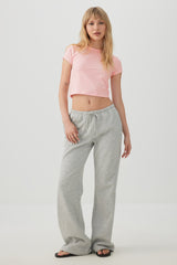 Crew Neck Crop Top