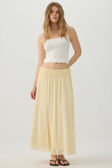 Maxi Chiffon Tie Waist Skirt