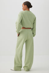 French Terry Wide Leg Pants