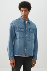 Boxy Denim Shirt
