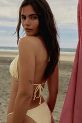 Triangle Bikini Top with Charm