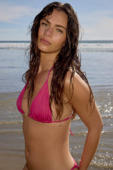Triangle Bikini Top with Charm