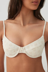 Eyelet Underwire Bikini Top