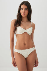 Eyelet Cheeky Bikini Bottom