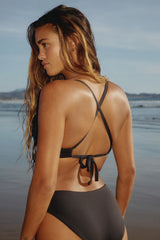 Criss Cross Back Push Up Bikini Top
