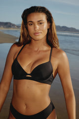 Criss Cross Back Push Up Bikini Top