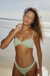 Twisted Bandeau Bikini Top