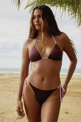 Contrast Bare Bikini Bottom