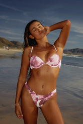 Printed Cheeky Bikini Bottom