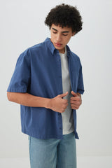 Boxy Short-Sleeve Shirt