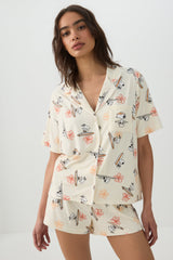 Snoopy Print Pyjama Set