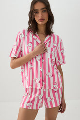 Hello Kitty Print Pyjama Set