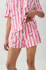 Hello Kitty Print Pyjama Set